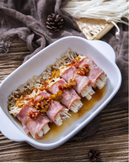 Bacon Enoki Mushroom培根金针菇