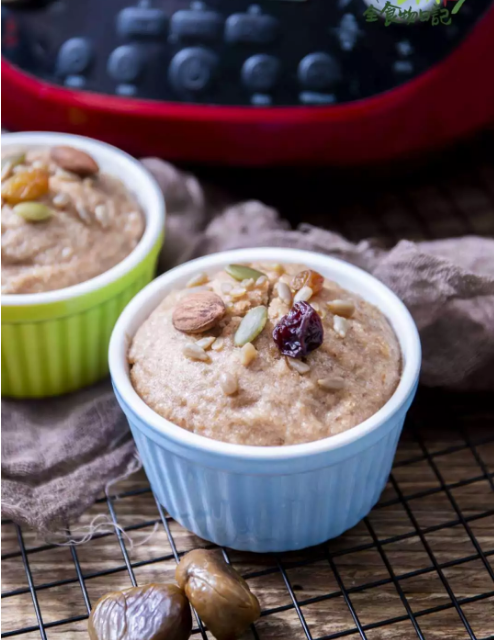 Chestnut Brown Rice Steamed Cake板栗糙米蒸糕
