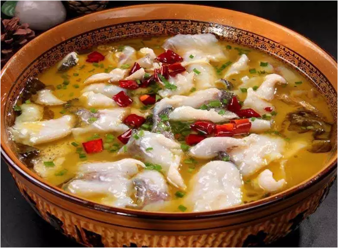 Fish in Hot and Sour Soup 酸汤鱼