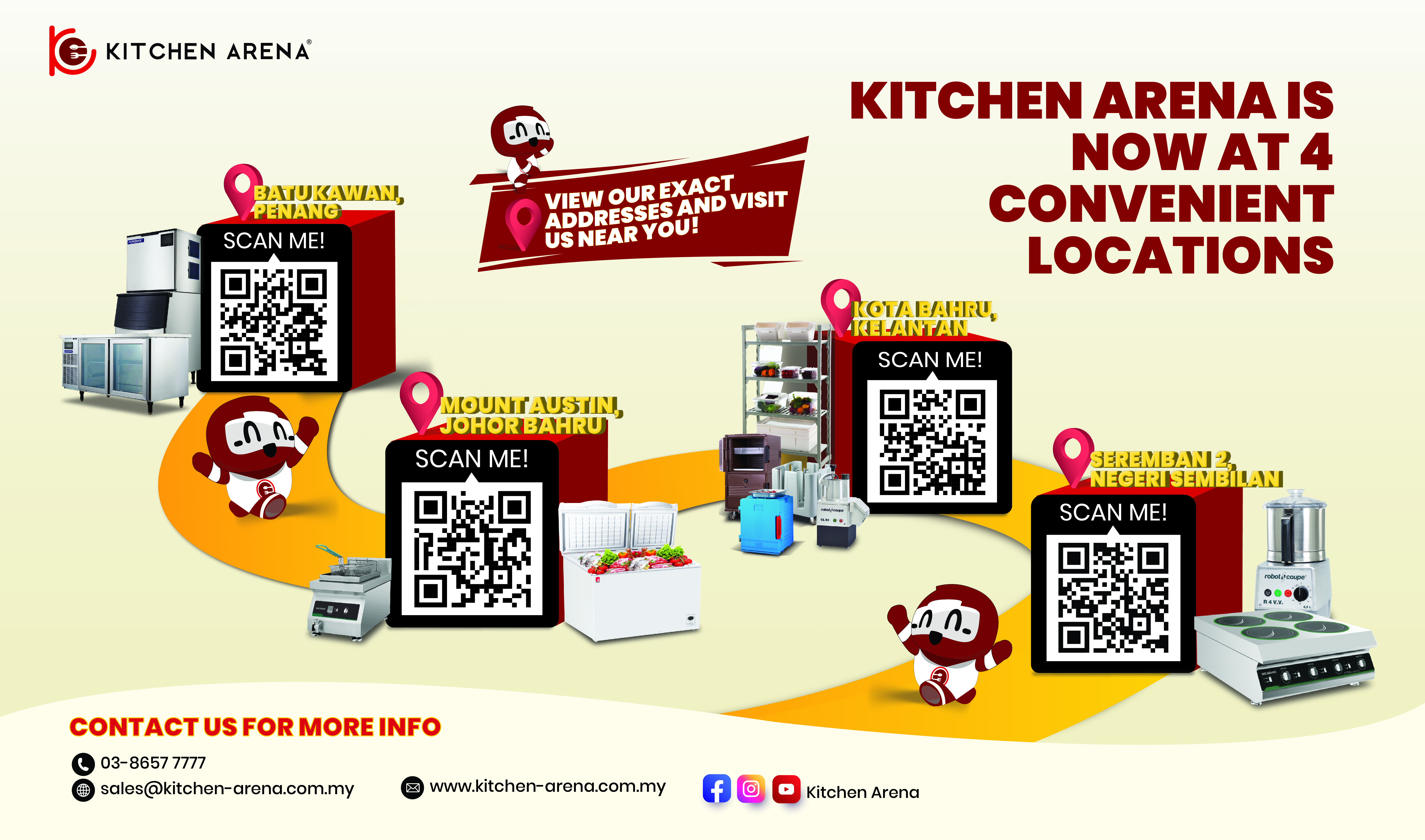 Kitchen Arena Expands Nationwide: 4 New Outlets Across Malaysia!