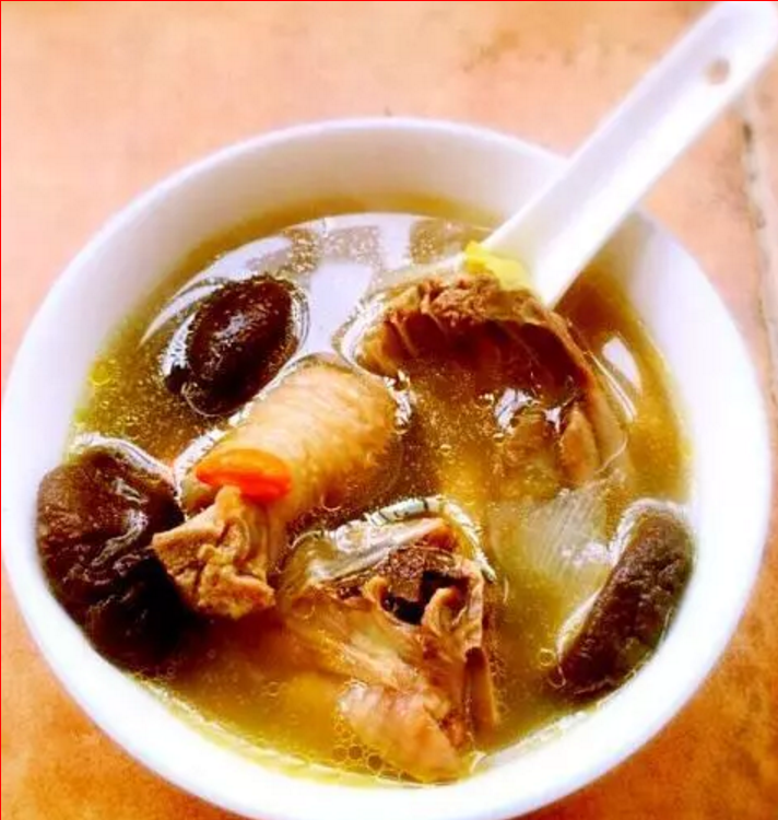Mushroom Chicken Soup 香菇鸡汤