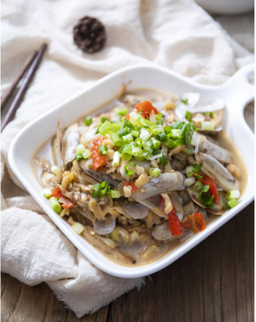 Scallion Razor Clams️葱油蛏子
