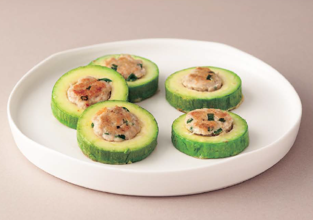 Zucchini with Meat Pancake