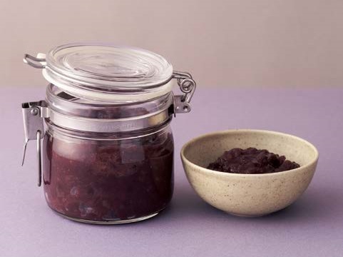 Red bean stew for shaved ice