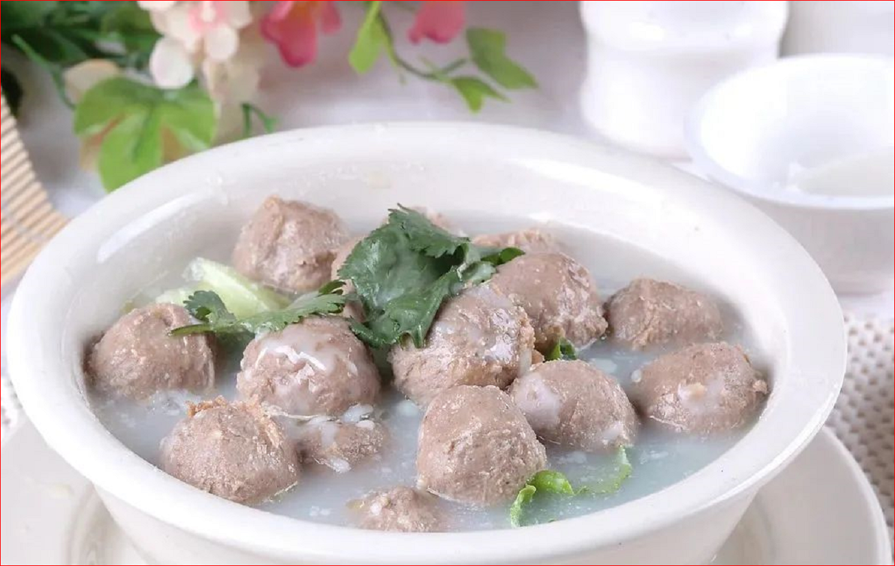 Bee Meat Ball Soup 牛肉丸子汤