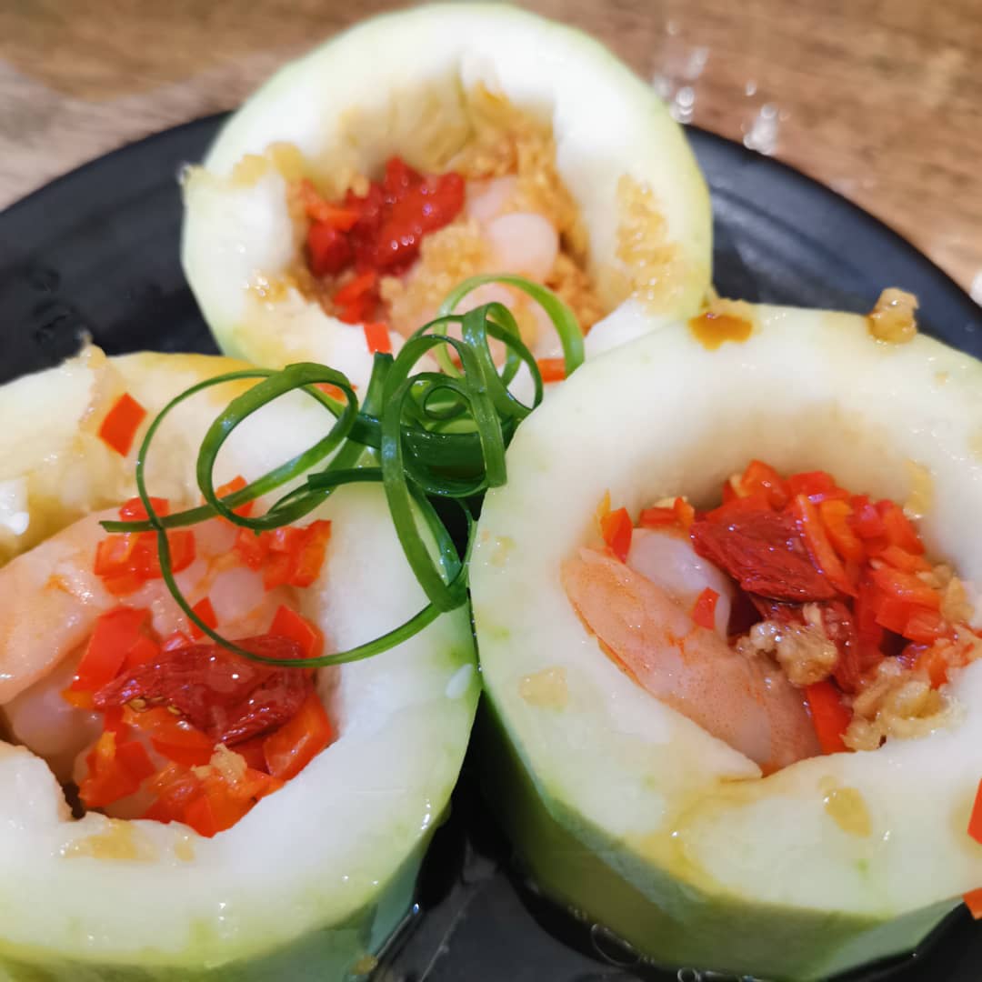 Stuffed Sponge Cucumber 丝瓜酿