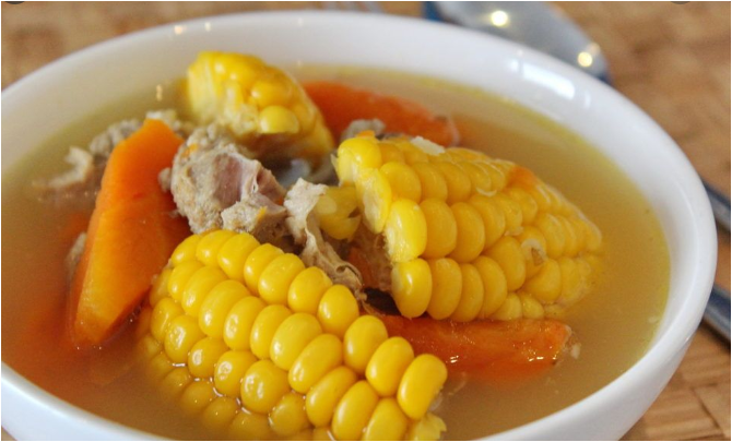 Carrot Corn Rib Soup 胡萝卜玉米排骨汤