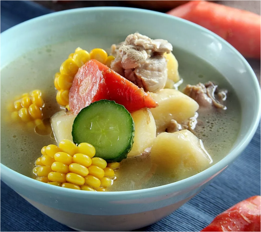 Corn & Apple Soup 玉米苹果养颜汤