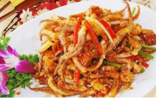 Spicy Stir Fry Squid 辣炒鱿鱼