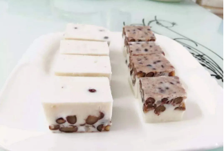 Milk Red Bean Cake 牛奶红豆糕