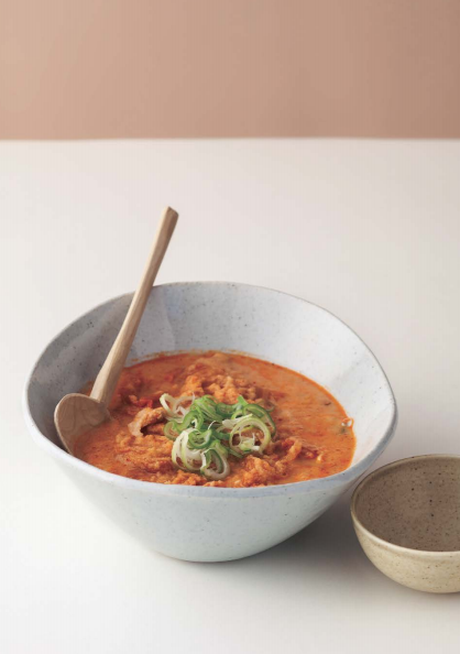 Pureed Soybean and Kimchi Stew