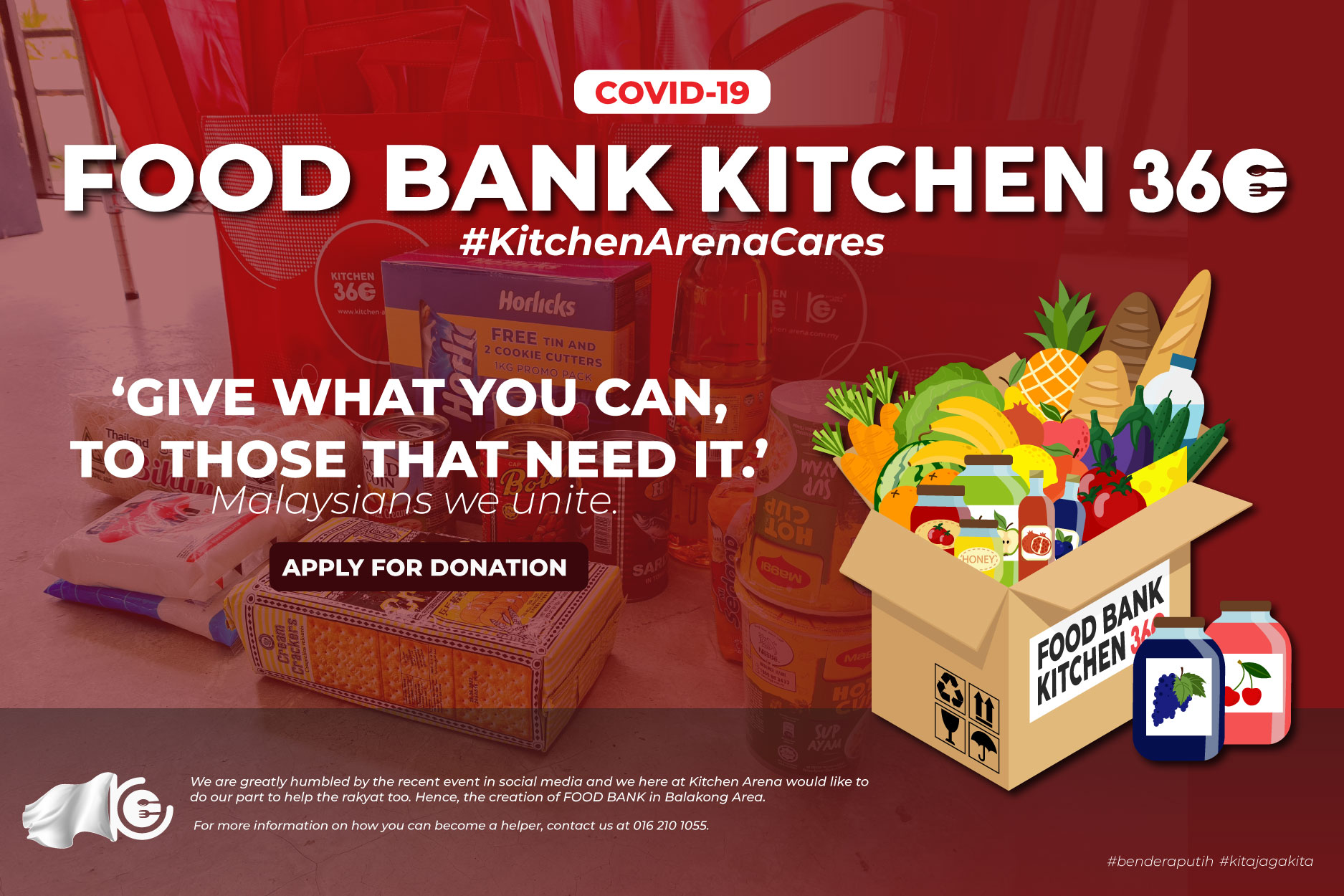 Food Bank In Kitchen Arena