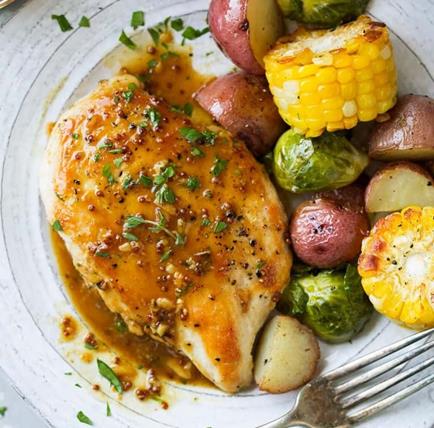 Maple-Mustard Skillet Chicken