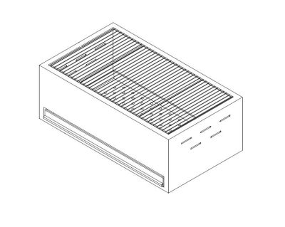 S/S TOAST GRILLER (CHARCOAL)
