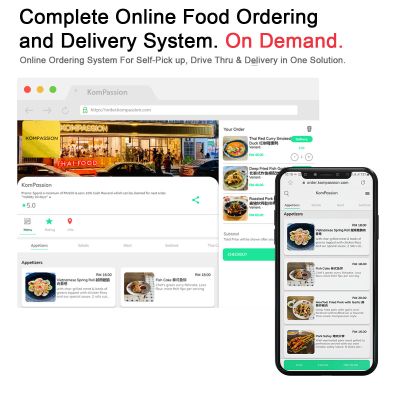Online Food E-menu Ordering &amp; Delivery System LITE PLAN