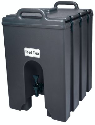CAMBRO 10 Gallon Insulated Camtainer Beverage Dispenser 1000LCD (Black)