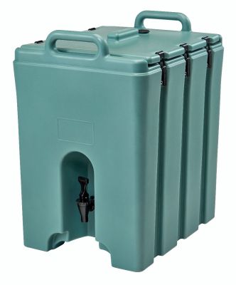 CAMBRO 10 Gallon Insulated Camtainer Beverage Dispenser 1000LCD (Slate Blue)