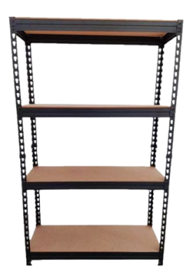 EONMETALL 2 in 1 Rack - 4 Levels with HDF Board (SAND BLACK)