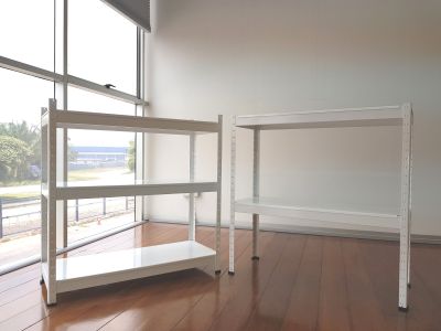 EONMETALL 2 in 1 Rack - 5 Levels with Metal Shelf (WHITE)