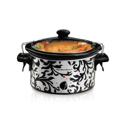 Hamilton Beach 3-Quart Slow Cooker Black/Silver 33237 - Best Buy