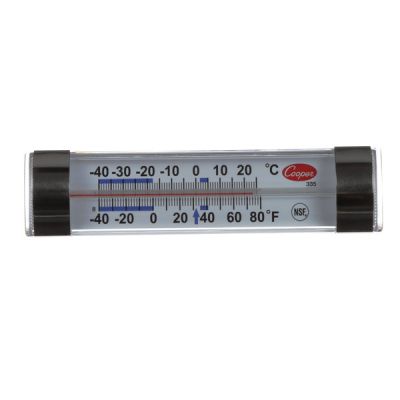 Cooper Atkins Refrigerator/Freezer Thermometer Horizontal Glass Tube NSF 335