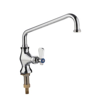 PRE-RINSE Single Pantry Deck Mounted Type c/w 12&quot; Swing Nozzle Faucet 9812-12