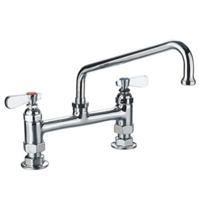 PRE-RINSE Double Pantry c/w 12&quot; Swing Nozzle Faucet and 1 Set Nipple 9813-12