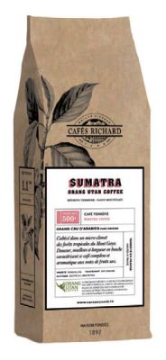 Cafes Richard Grands Crus SUMATRA ORANGUTAN COFFEE - Gayo Highlands (Pure Origin) 500g