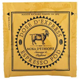 Cafes Richard Espresso Pods ETHIOPIAN MOKA (Box of 25 pods)