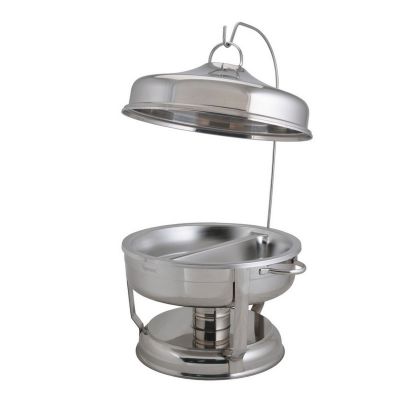 288218-2 GOLDEN BELL DIVIDED CHAFING DISH CHN-BOILER-036