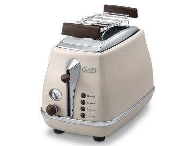 DELONGHI Icona Vintage 2 Slice Toaster CTOV2103
