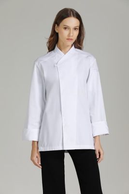 GREENCHEF Tarragon White Chef Jacket (Long Sleeve) CWL8063PC