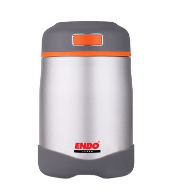 ENDO 700ML Anti-Bac Double Stainless Steel F/Jar-ASSRTD CX-1004 (Matt Silver)