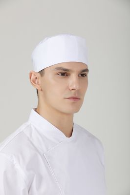 GREENCHEF Dandelion White, Chef Beanie HWDAN509PC