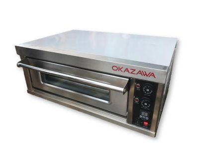 OKAZAWA Industrial Stainless Steel Electric Oven 1 Deck EVL11M