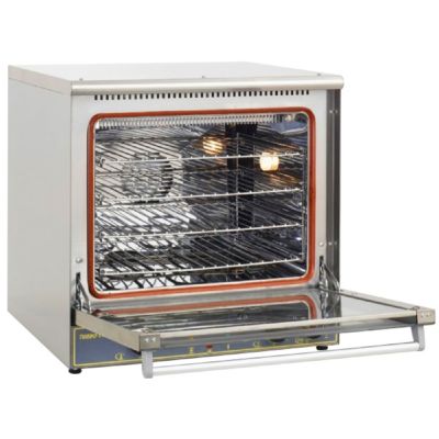 ROLLER GRILL Convection Oven with Top Infrared Quartz Salamander &amp; Bottom Armoured Heating Element FC-60TQ