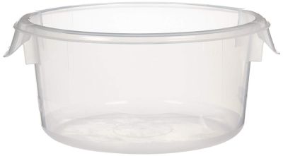 RUBBERMAID Round Storage Container Clear