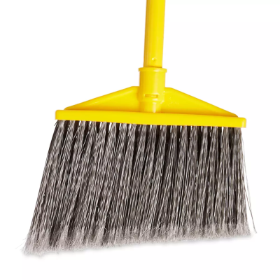 RUBBERMAID Angle Broom Flagged with Handle FG637500GRAY