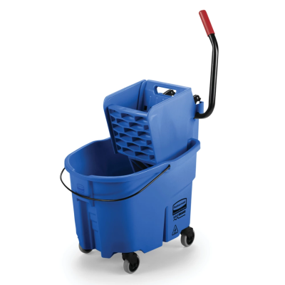 RUBBERMAID WaveBrake® Side-Press with Bucket and Wringer FG758088 (Yellow, Brown) / FG758888 (Blue, Green, Red)