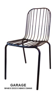 Garage Dining Chair | Steel Frame in Epoxy