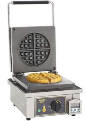 ROLLER GRILL Single Round Waffle Baker GES-75