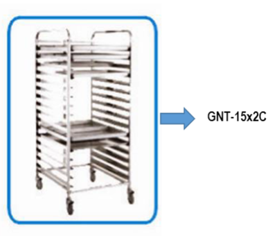 Golden Bull Gastronorm Pan Trolley (w/o Tray) 