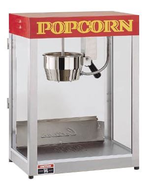 CRETORS 6oz Goldrush Red Top Popper Popcorn Machine 6GP