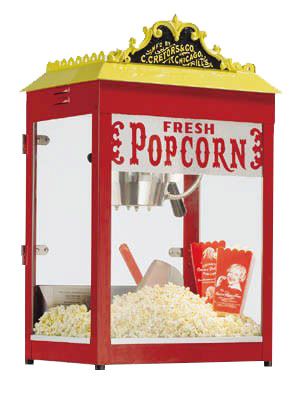 CRETORS 6oz Goldrush Antique Popper Popcorn Machine 6GAP