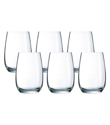 LUMINARC Hermitage 6pc 370ml Highball Glass Set H9206