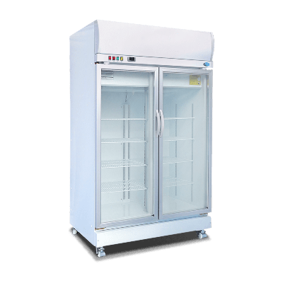 [PRE-ORDER] SNOW 2 Door Display Upright Chiller | 1240 x 735 x 2075 LY1000BBC-H