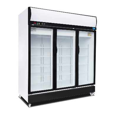 [PRE-ORDER] SNOW 3 Door Display Upright Freezer | 1846 x 735 x 2075 (BLACK FRAME) LY1500BBF-HB