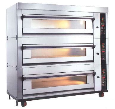 MB Fully Automatic Electronic Gas Baking Oven 2 Decks 4 Trays (400 x 600) MBE-202SG-Z