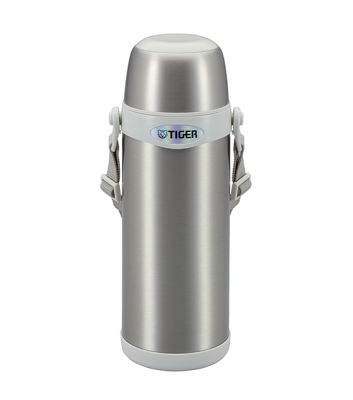 TIGER 0.8/1L Double Stainless Steel Vacuumised Bottle (S/Steel Black/ S/Steel White) MBI-A080/100