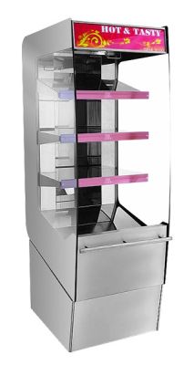 NEWWAY Grab and Go Heated 4-level Multi Deck Merchandiser MD-60